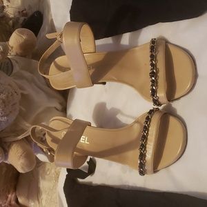 Authentic Chanel heeled sandals